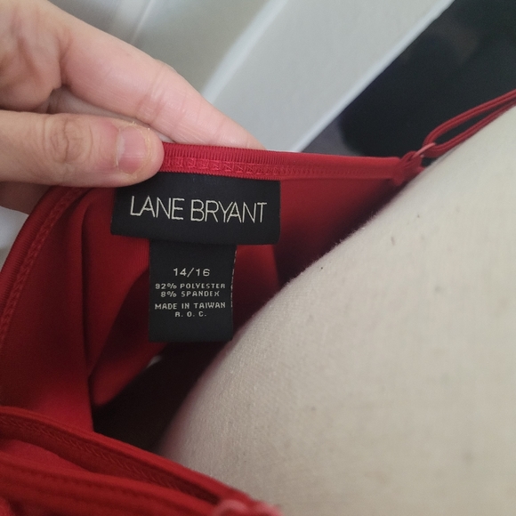 4/$25 Lane Bryant Red Tank 14 to 16 size - Picture 3 of 3